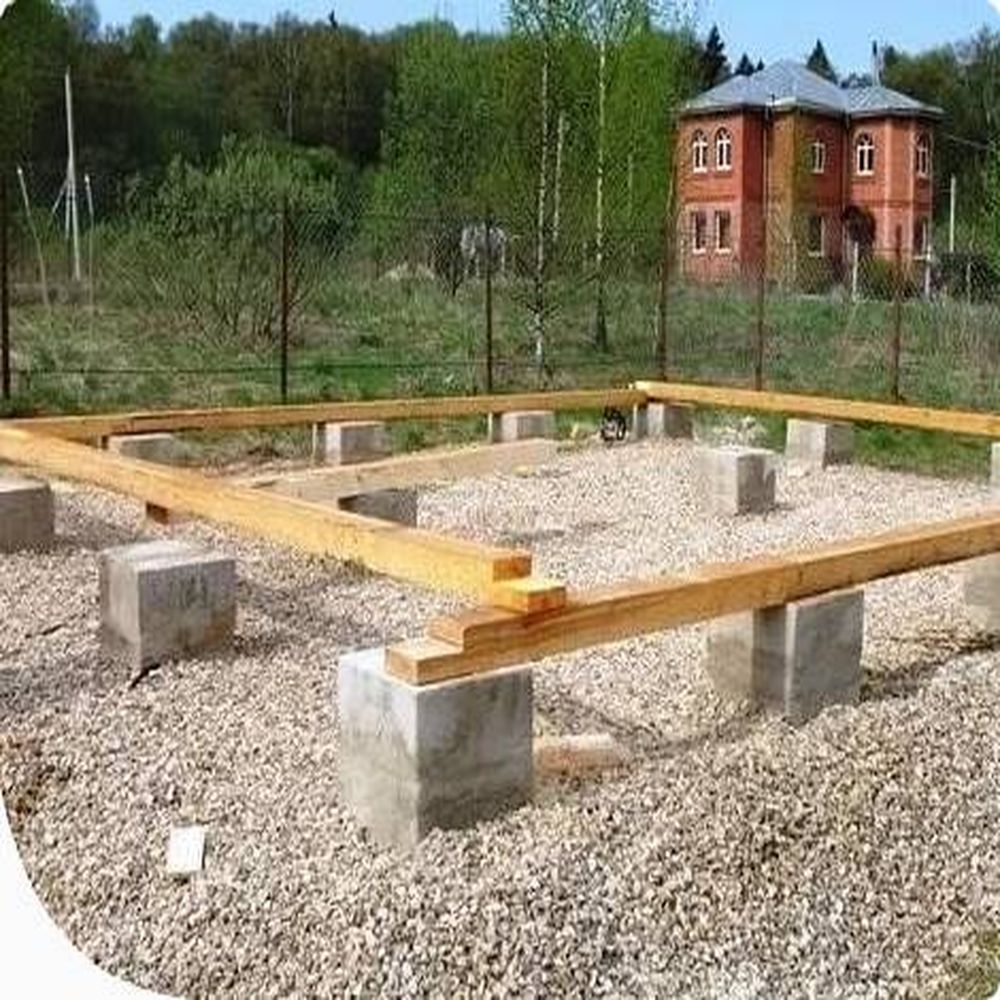 Постер Столбчатый фундамент 